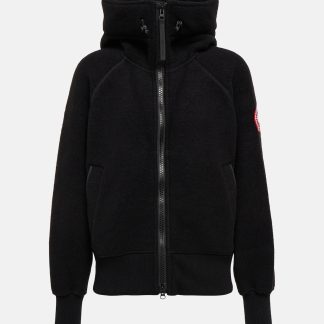 buy designer Canada Goose Chilliwack fleece bomber jacket in black