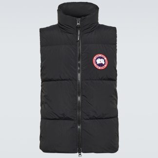 buy designer Canada Goose Lawrence quilted puffer vest in black