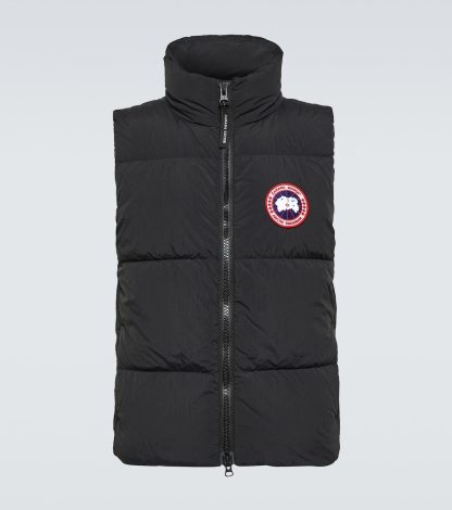 buy designer Canada Goose Lawrence quilted puffer vest in black