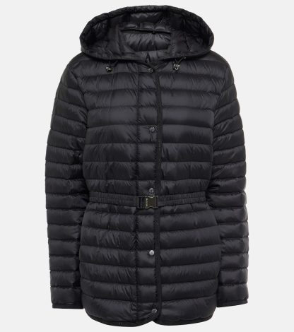 buy designer Moncler Oredon quilted down jacket in black