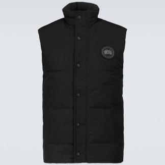 buy luxury Canada Goose Black Label Garson down vest in black