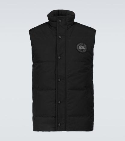 buy luxury Canada Goose Black Label Garson down vest in black