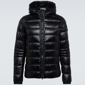 buy luxury Canada Goose Crofton hooded down jacket in black