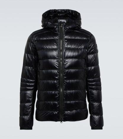 buy luxury Canada Goose Crofton hooded down jacket in black