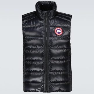 buy luxury Canada Goose Crofton nylon vest in black