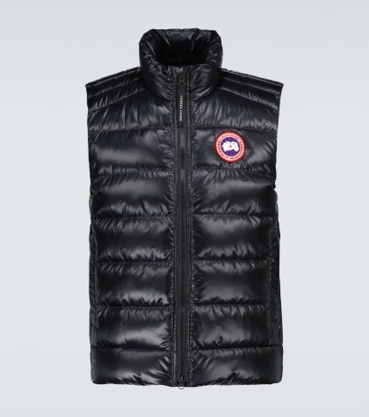 buy luxury Canada Goose Crofton nylon vest in black