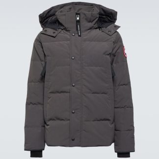 buy luxury Canada Goose Wyndham down parka in grey