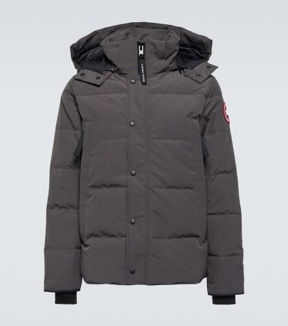 buy luxury Canada Goose Wyndham down parka in grey