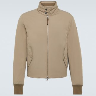 buy luxury Moncler Albergian down jacket in beige