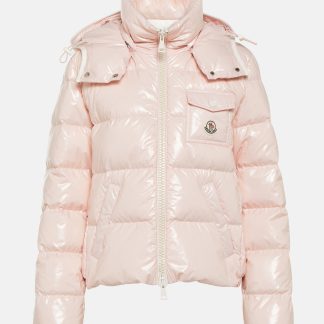 buy luxury Moncler Andro down jacket in pink