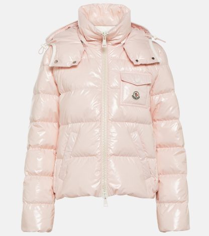 buy luxury Moncler Andro down jacket in pink