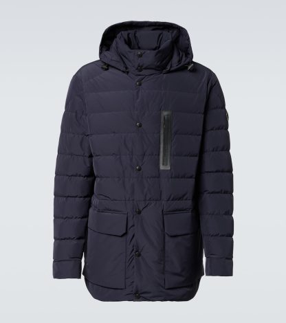 buy luxury Moncler Arpettaz parka in blue