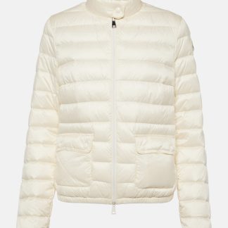 buy luxury Moncler Lans quilted down jacket in white