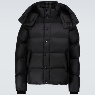 cheap designer Burberry Down jacket in black