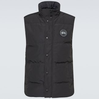 cheap designer Canada Goose Black Label Garson down vest  in black