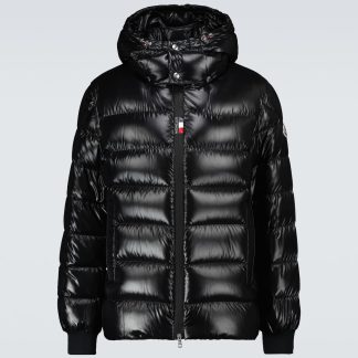 cheap designer Moncler Cuvellier down jacket in black