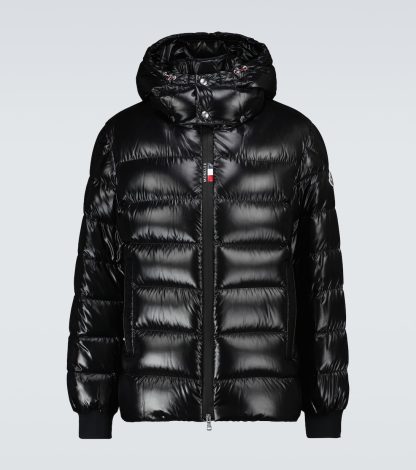 cheap designer Moncler Cuvellier down jacket in black