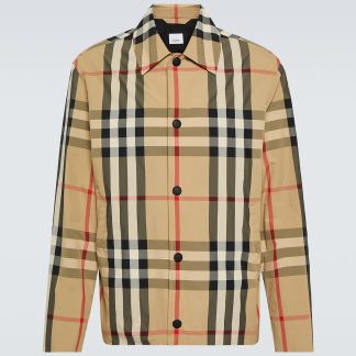 cheap luxury Burberry Burberry Check jacket in multicoloured