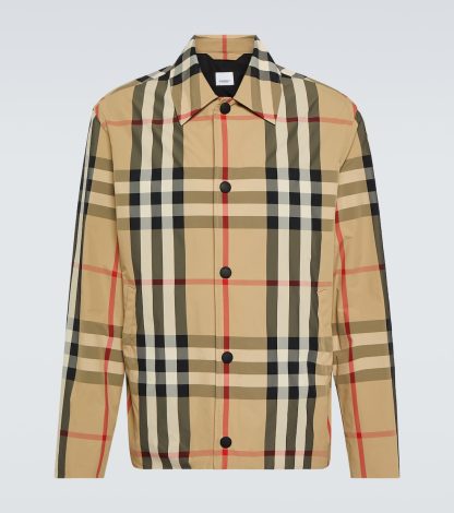 cheap luxury Burberry Burberry Check jacket in multicoloured