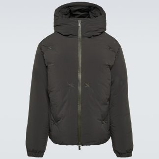 cheap luxury Burberry Hooded down jacket in black