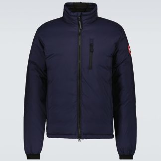 cheap luxury Canada Goose Lodge down jacket in blue