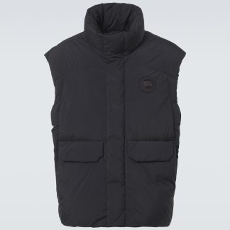 cheap luxury Canada Goose Wilu down vest in black