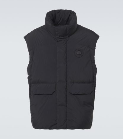 cheap luxury Canada Goose Wilu down vest in black