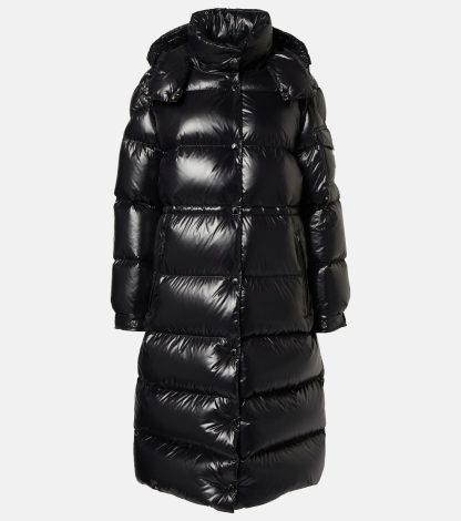 cheap luxury Moncler Cavettaz down coat in black