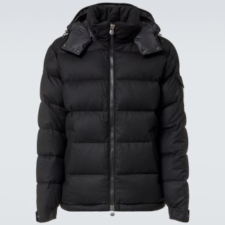 cheap luxury Moncler Montgenevre down jacket in black