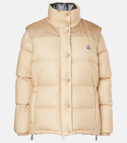 cheap luxury Moncler Verone down jacket in beige