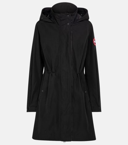 counterfeit designer Canada Goose Belcarra coat in black