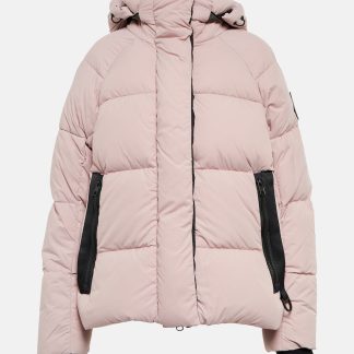 counterfeit designer Canada Goose Junction quilted jacket in pink