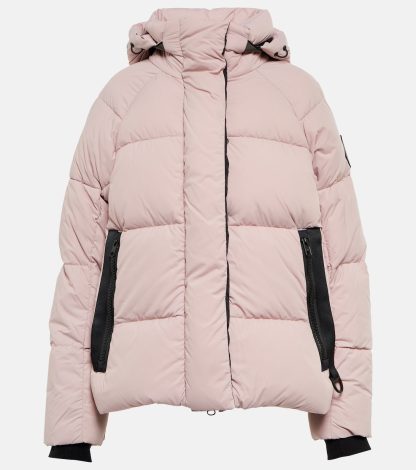 counterfeit designer Canada Goose Junction quilted jacket in pink