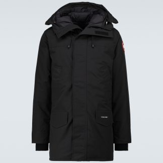 counterfeit designer Canada Goose Langford hooded parka jacket in black