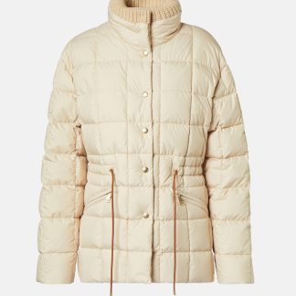 counterfeit designer Moncler Antigone down jacket in grey