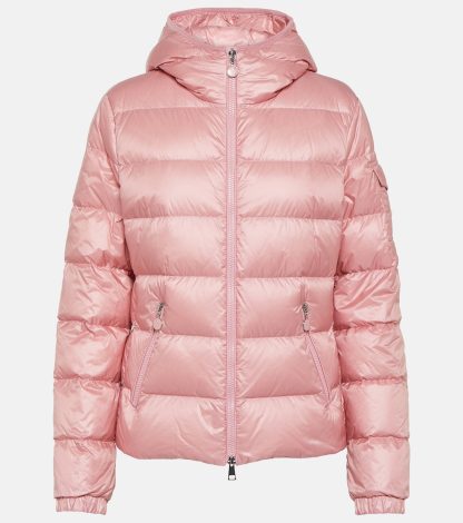 counterfeit designer Moncler Gles quilted down jacket in pink