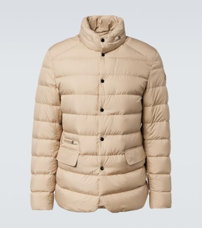 counterfeit designer Moncler Malinvern jacket in beige