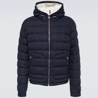 counterfeit designer Moncler Redessau down jacket in blue