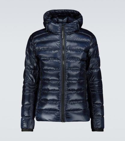 fake luxury Canada Goose Crofton down jacket in blue