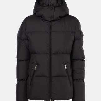 fake luxury Moncler Fourmines down jacket in black