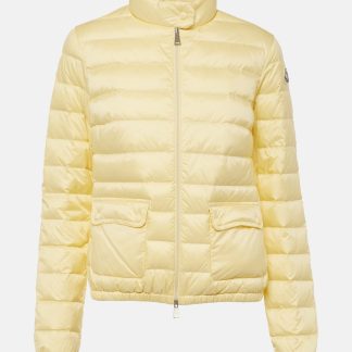 fake luxury Moncler Lans quilted down jacket in yellow