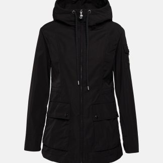 fake luxury Moncler Leandro parka in black