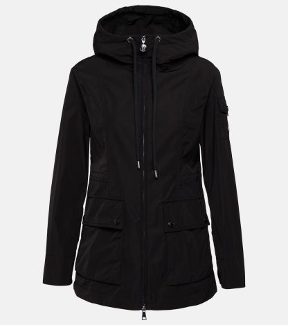 fake luxury Moncler Leandro parka in black