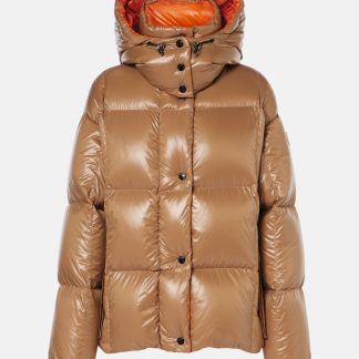 fake luxury Moncler Parana down jacket in beige