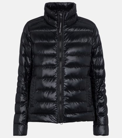 fashion designer Canada Goose Cypress down jacket in black