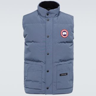 fashion designer Canada Goose Freestyle down vest in blue