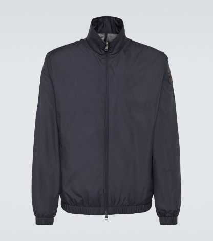 fashion designer Moncler Meidassa blouson jacket in blue