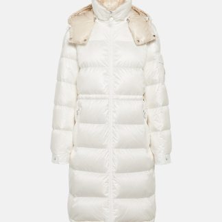 fashion designer Moncler Meillon down coat in white