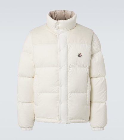 fashion designer Moncler Verone convertible reversible jacket in white