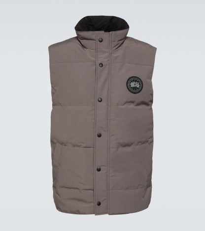 fashion luxury Canada Goose Black Label Garson down vest in grey